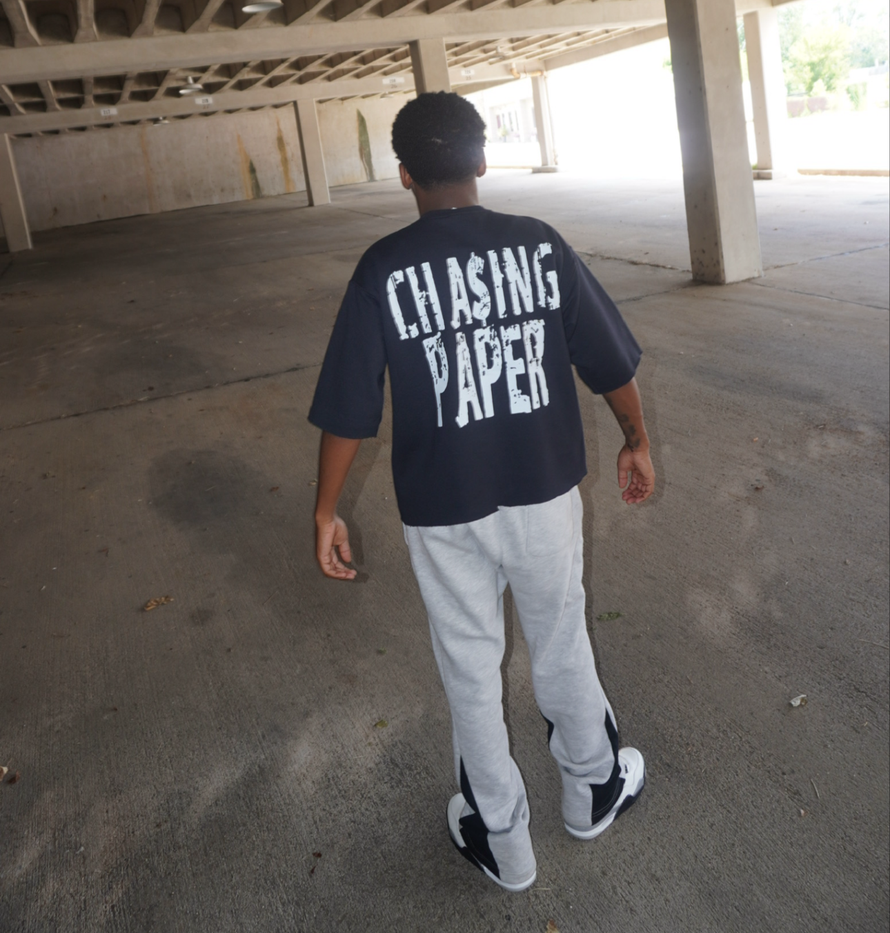 "chasing paper" boxy oversize crop tee